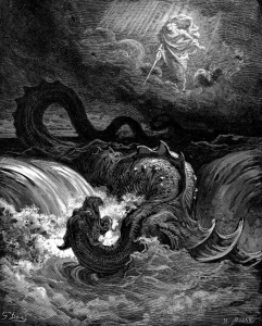 Distruzione del Leviatano - incisione del 1865 di Gustave Dorè fonte: http://it.wikipedia.org/wiki/File:Destruction_of_Leviathan.png